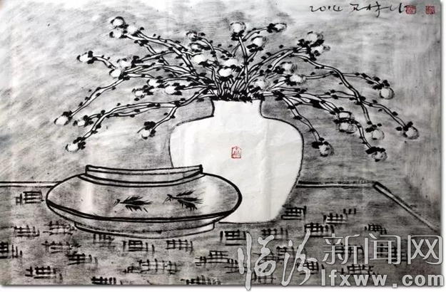 墨境花语——著名画家石林作品赏析