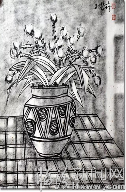 墨境花语——著名画家石林作品赏析