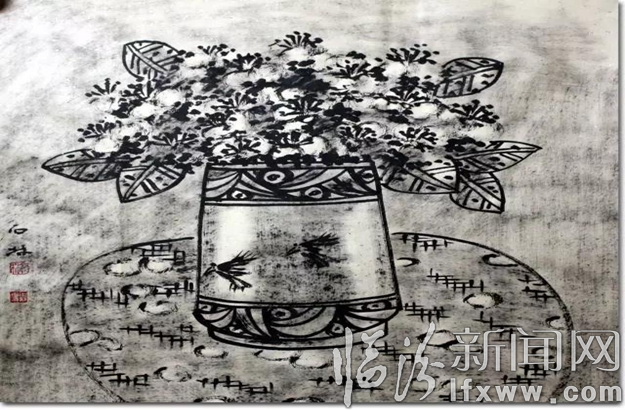 墨境花语——著名画家石林作品赏析