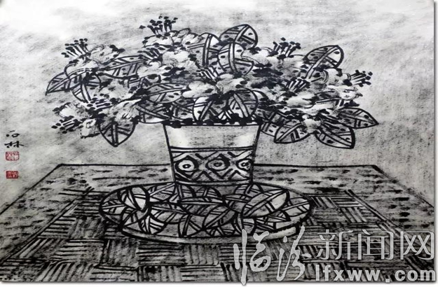 墨境花语——著名画家石林作品赏析