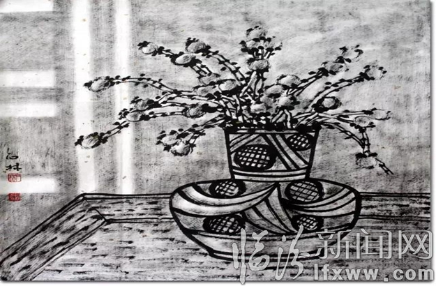 墨境花语——著名画家石林作品赏析