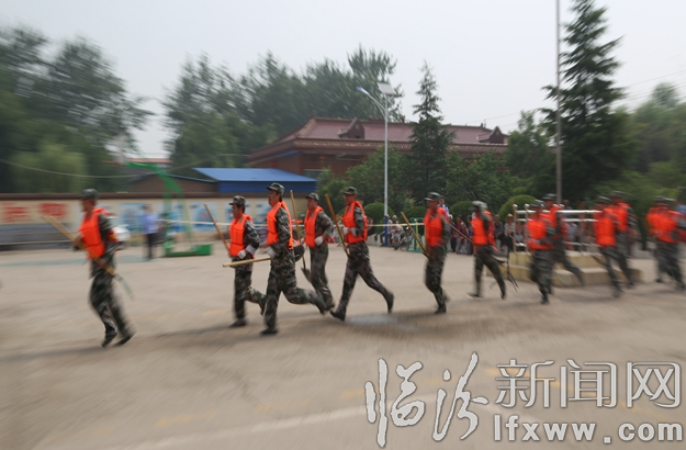 襄汾大邓乡:防汛演练为一方平安