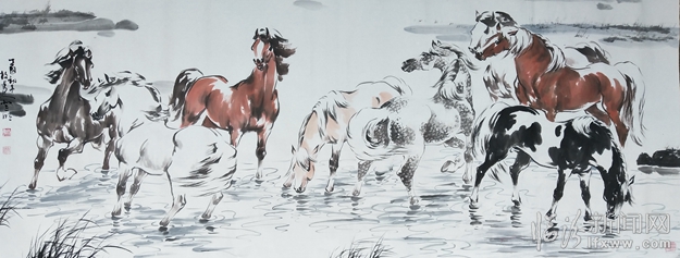 世有千里马,藏吾画图中