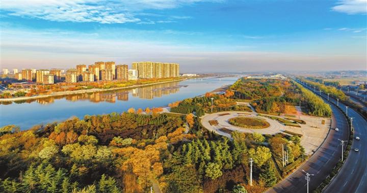 襄汾县滨河公园：美景如画
